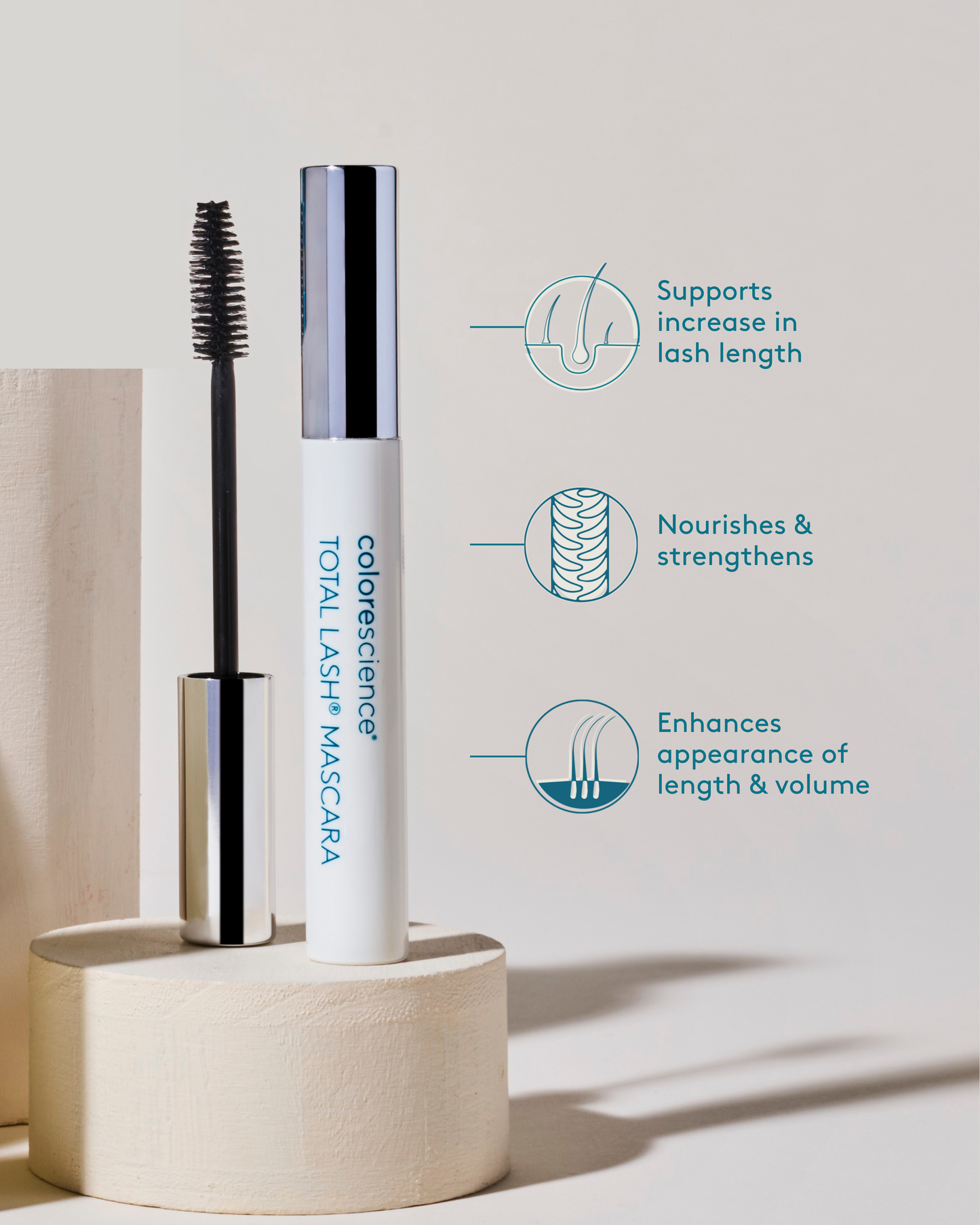 Colorescience Total Lash™ Mascara – Peptide Lash Serum-Infused Formula