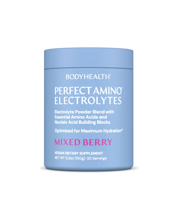 BodyHealth® PERFECT AMINO® Electrolytes – Mixed Berry | 30 Servings