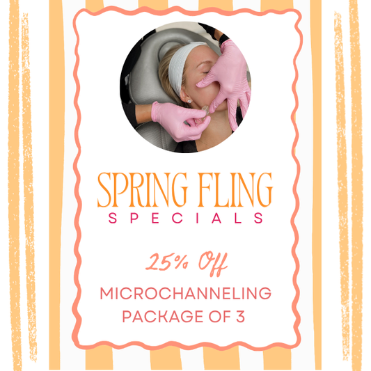 Microchanneling: Package of 3 Spring Fling
