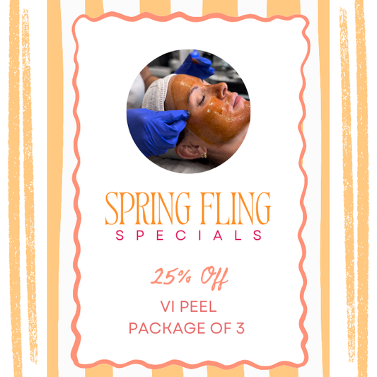 Vi Peel + Peptides: Package of 3 Spring Fling