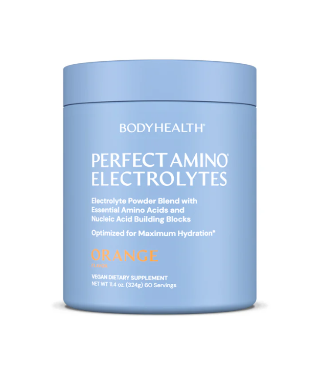 BodyHealth® PERFECT AMINO® Electrolytes – Orange | 60 Servings